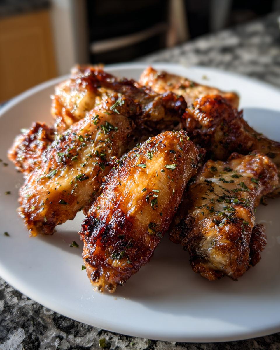 Air fryer chicken wings - detail 1