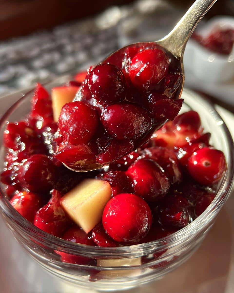 Apple Cranberry Compote - detail 2