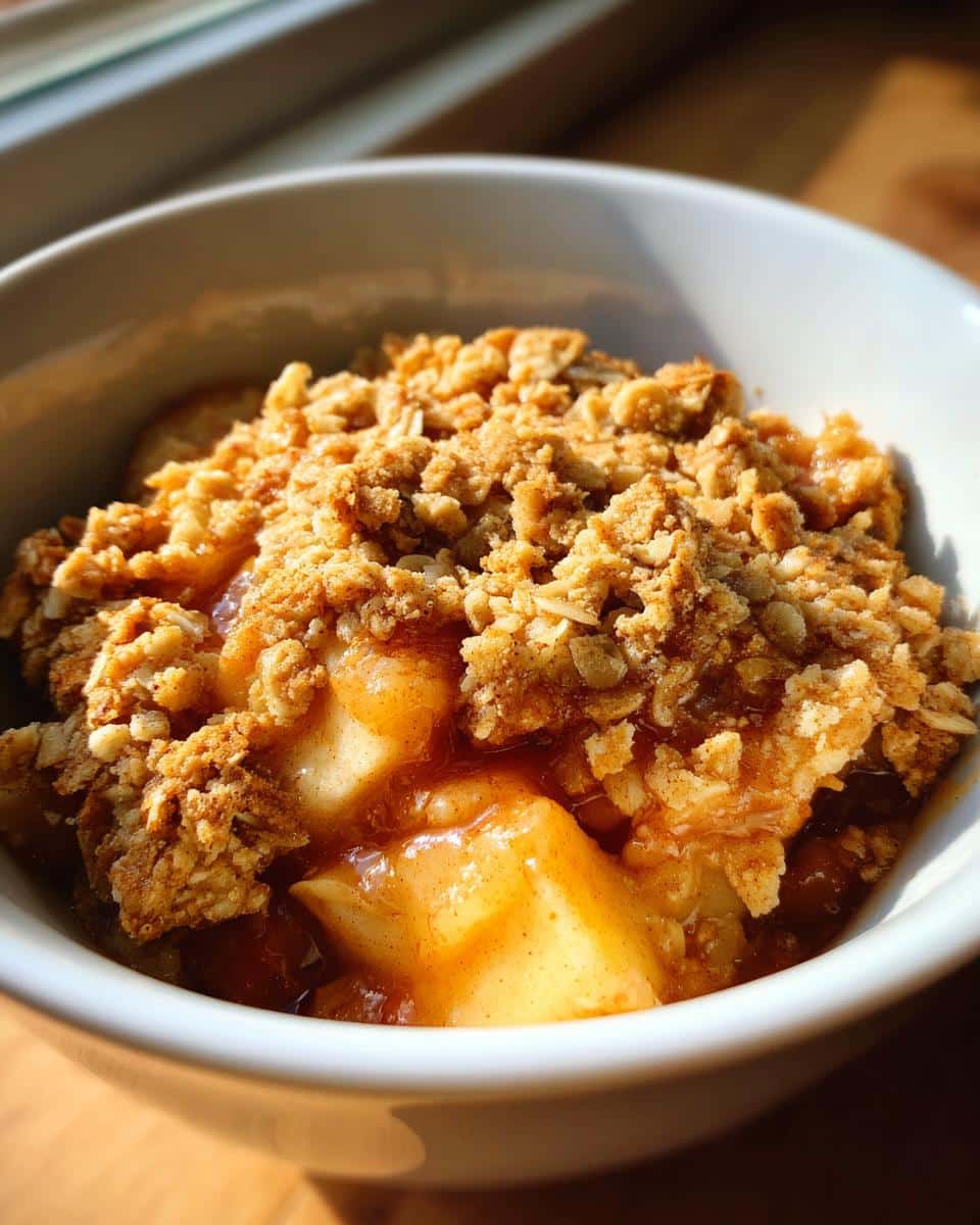 Apple crisp - detail 1