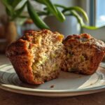 Banana zucchini muffins
