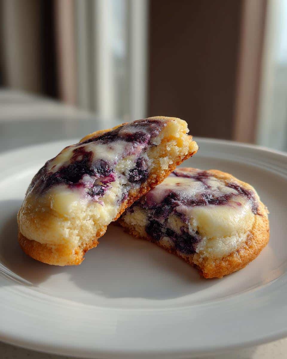 Blueberry Cheesecake Swirl Cookies - detail 1