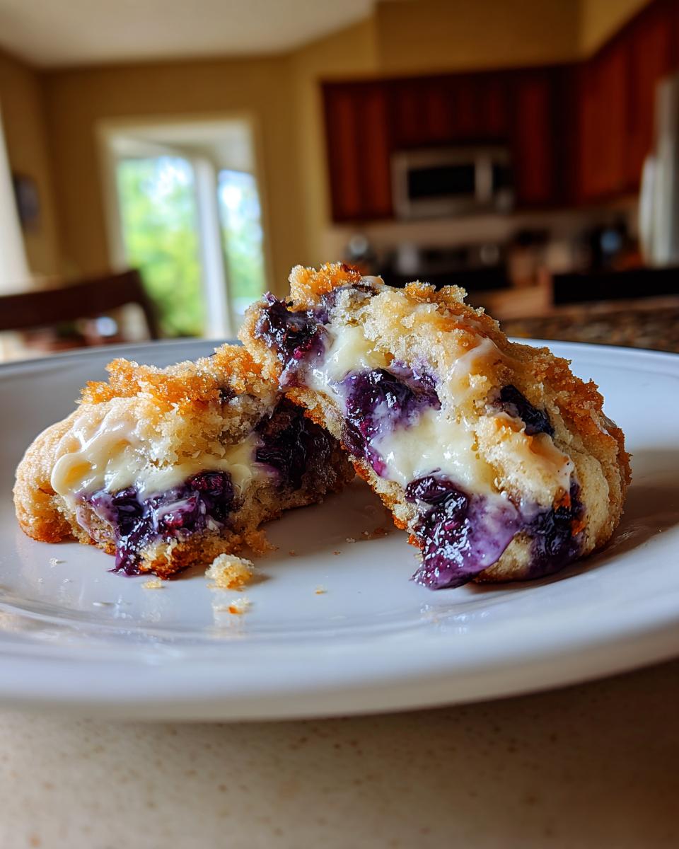 Blueberry Cheesecake Swirl Cookies - detail 3