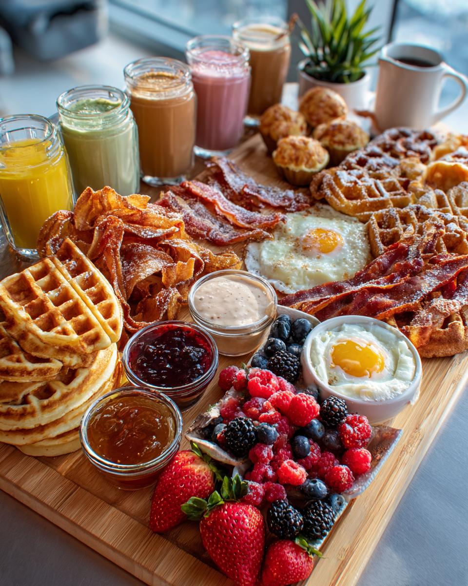 Breakfast “flights” - detail 4