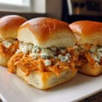 Buffalo chicken sliders