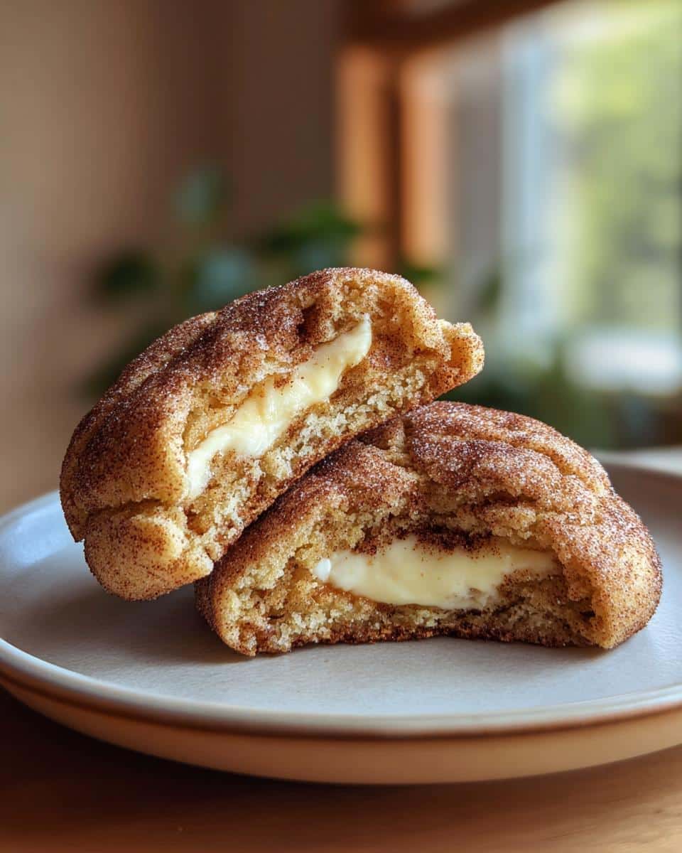 Cheesecake Stuffed Snickerdoodles - detail 1