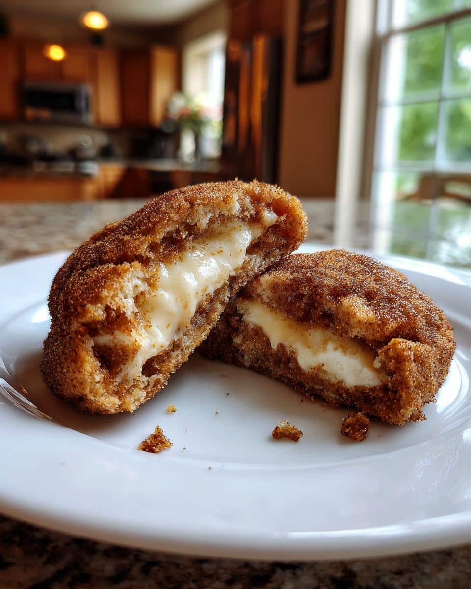 Cheesecake Stuffed Snickerdoodles - detail 2