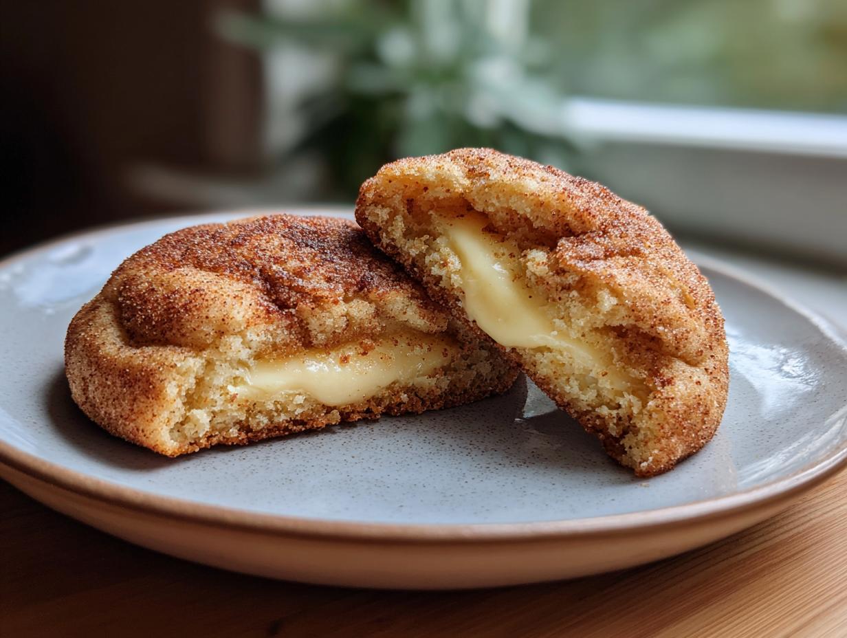 Heavenly 2-in-1 Cheesecake Stuffed Snickerdoodles Recipe