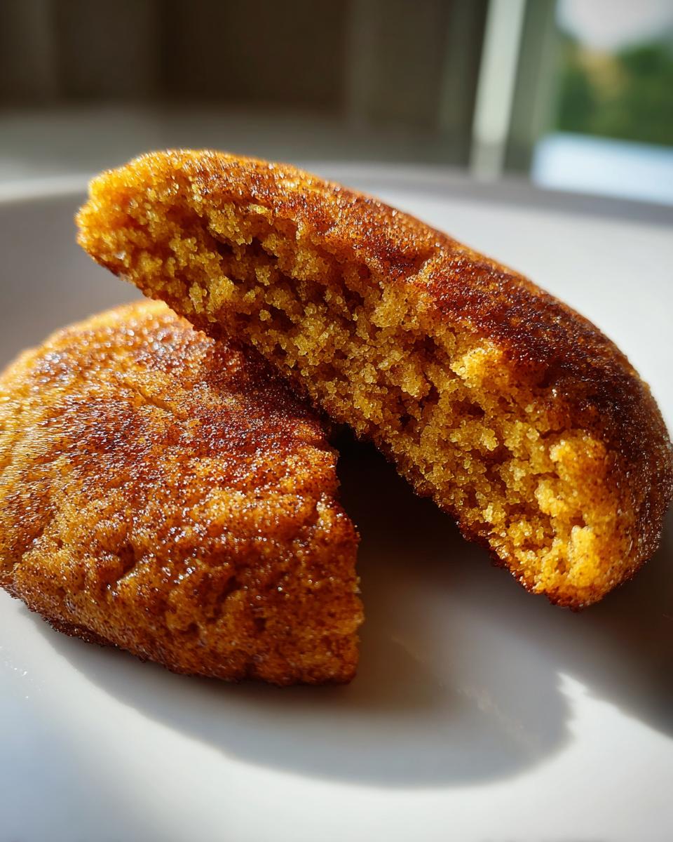 Chewy Pumpkin Snickerdoodle Cookies - detail 1