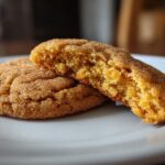 Chewy Pumpkin Snickerdoodle Cookies