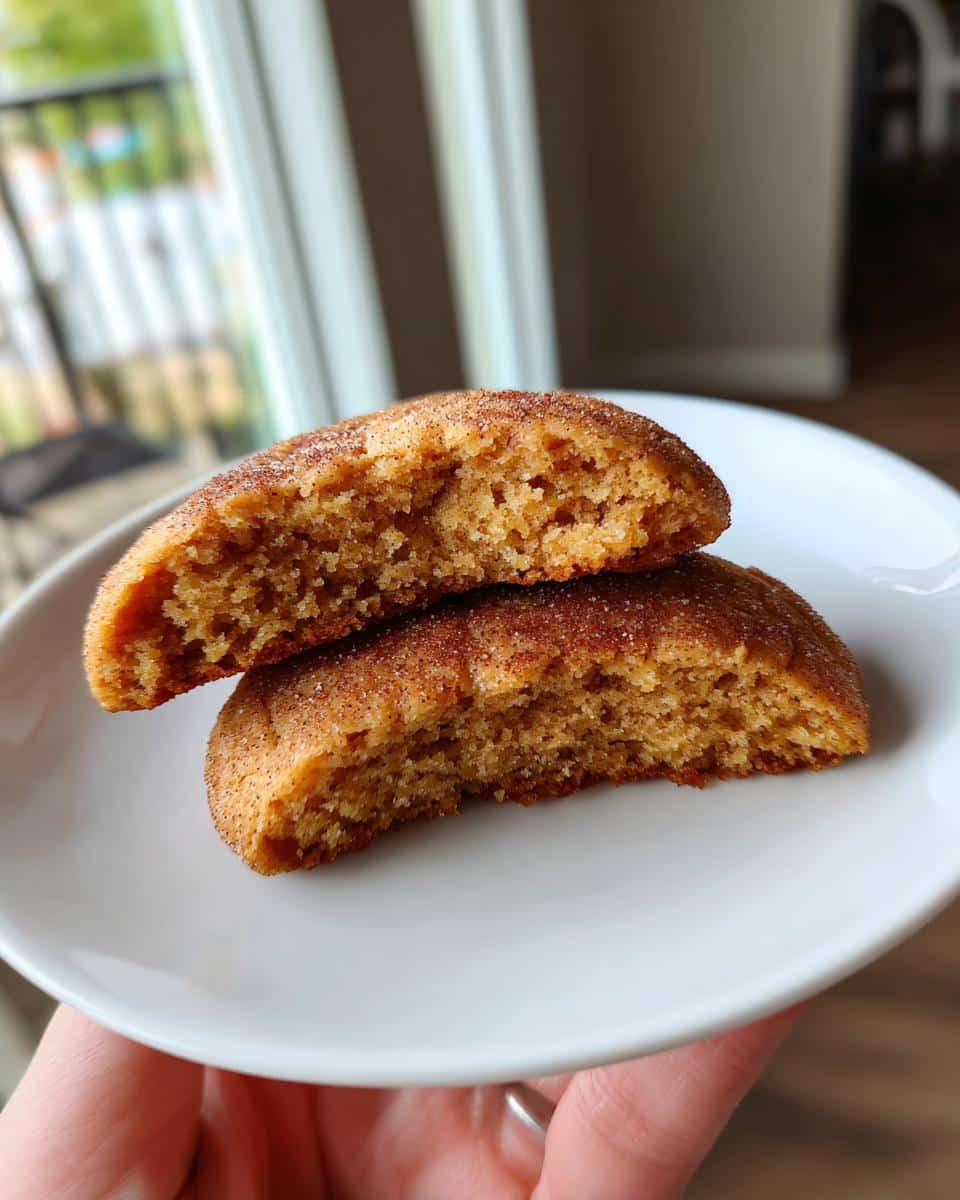 Chewy Pumpkin Snickerdoodle Cookies - detail 3