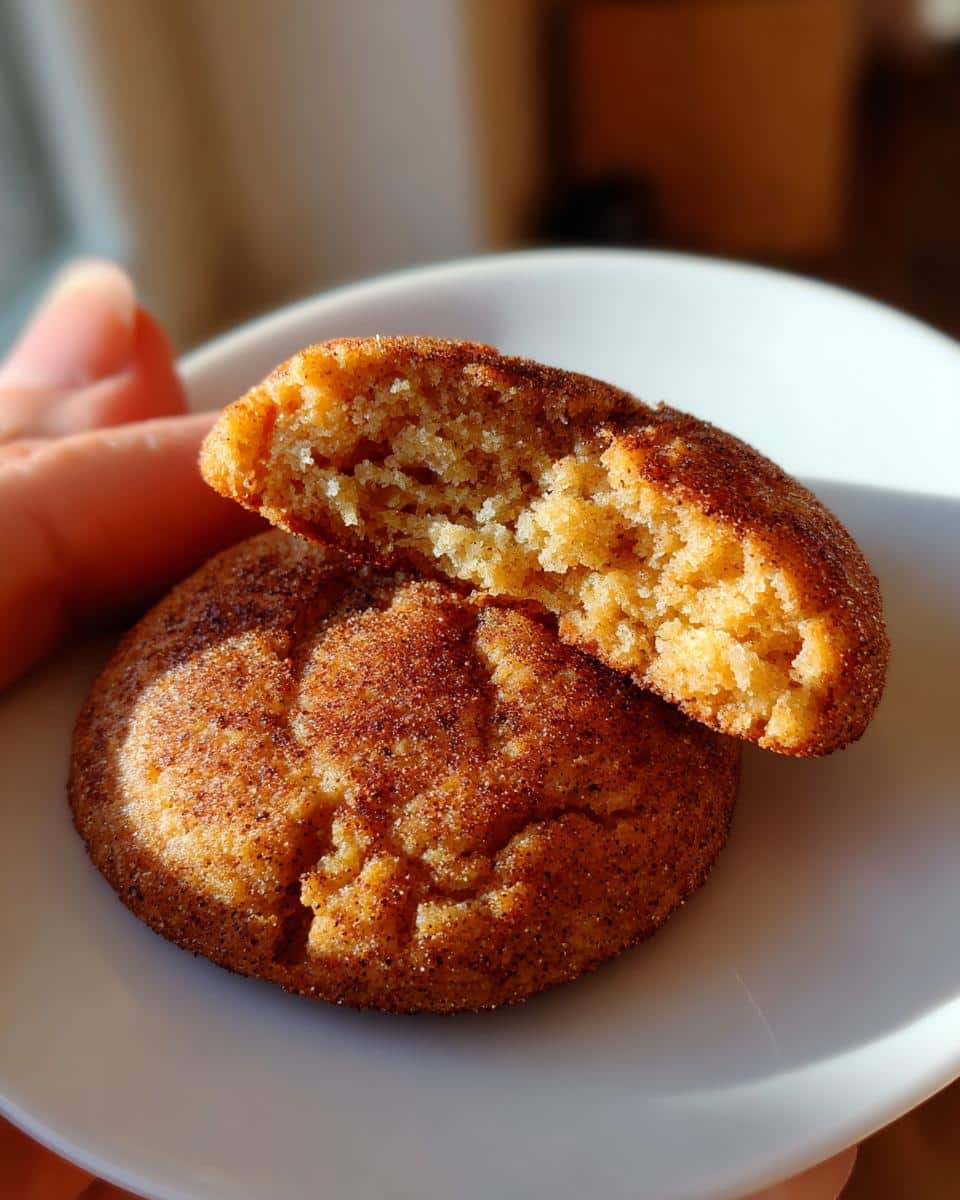Chewy Pumpkin Snickerdoodle Cookies - detail 4