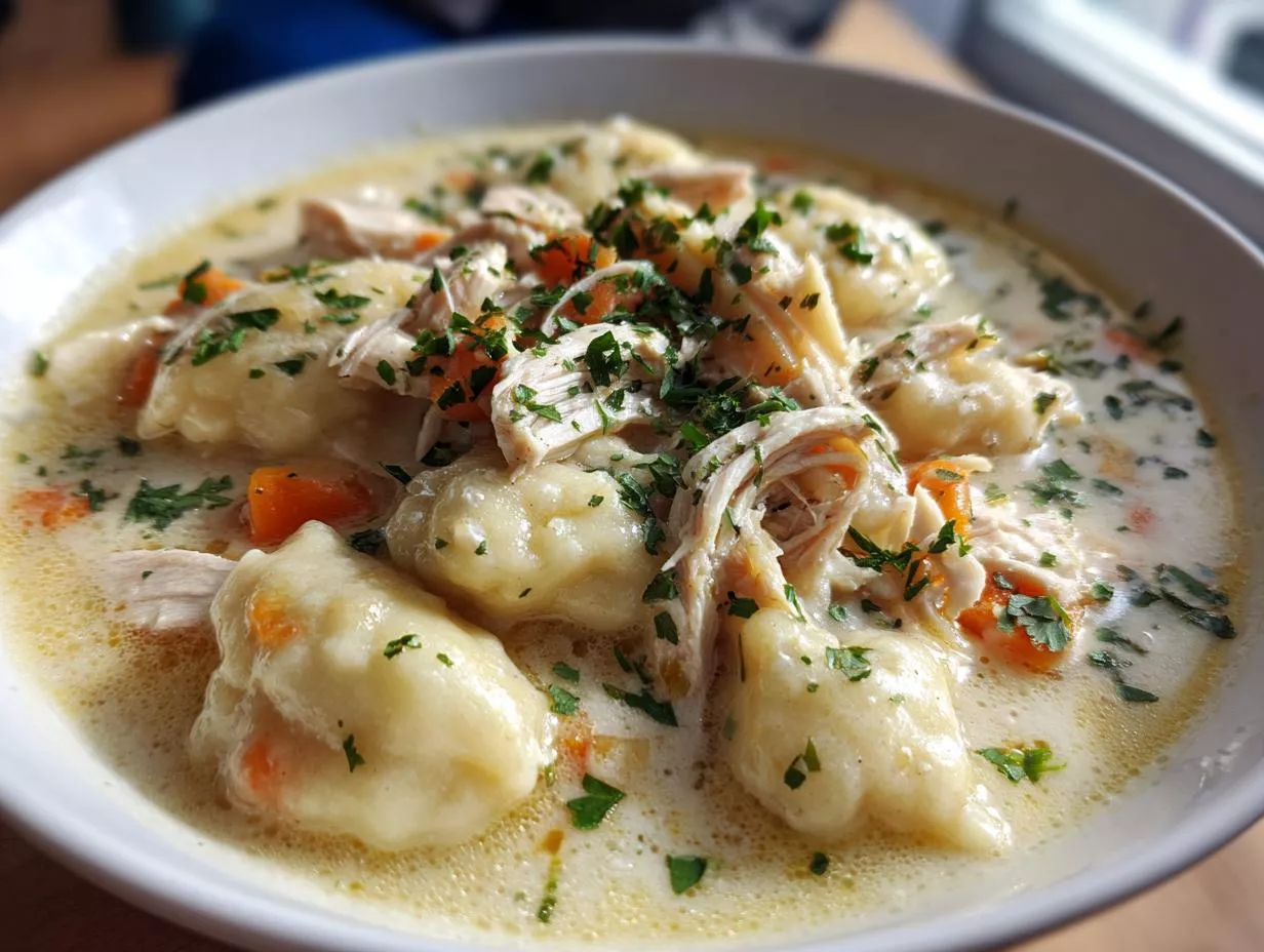 Disgustingly Easy Chicken and Dumplings in Just 45 Minutes