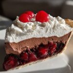 Chocolate Cherry Cream Pie
