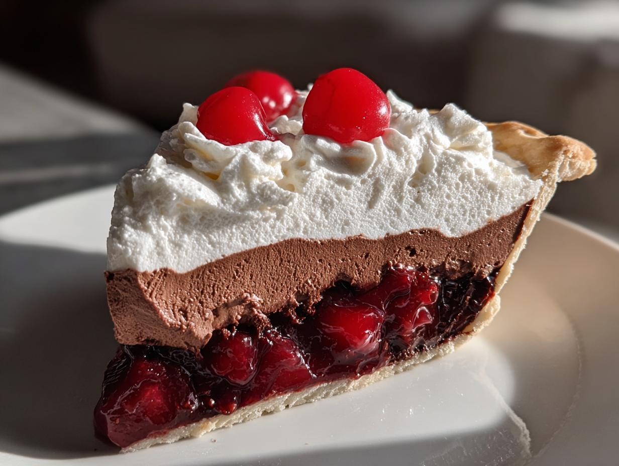 Unbelievable Chocolate Cherry Cream Pie in Just 2 Hours