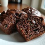 Chocolate zucchini muffins