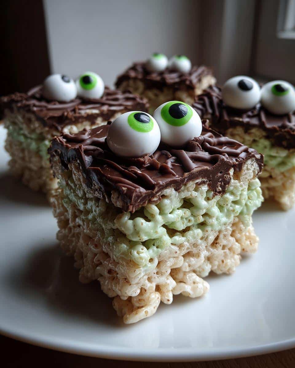 Frankenstein Rice Krispie - detail 1