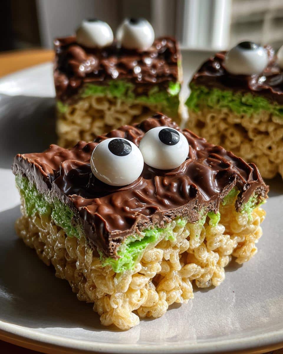 Frankenstein Rice Krispie - detail 3