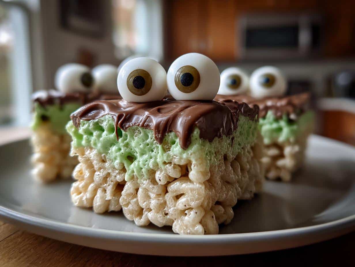 Frankenstein Rice Krispie