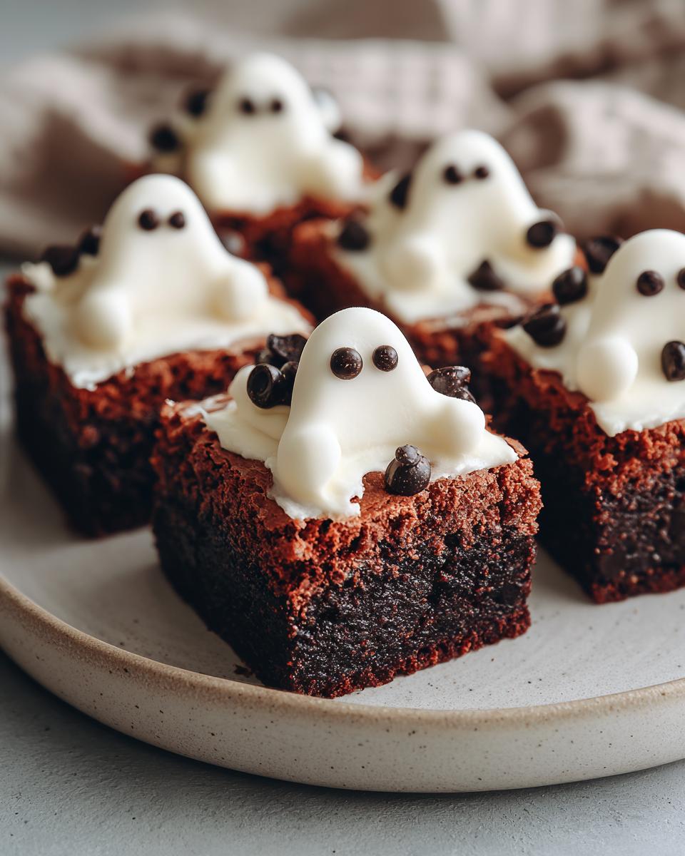 Ghost brownies - detail 2