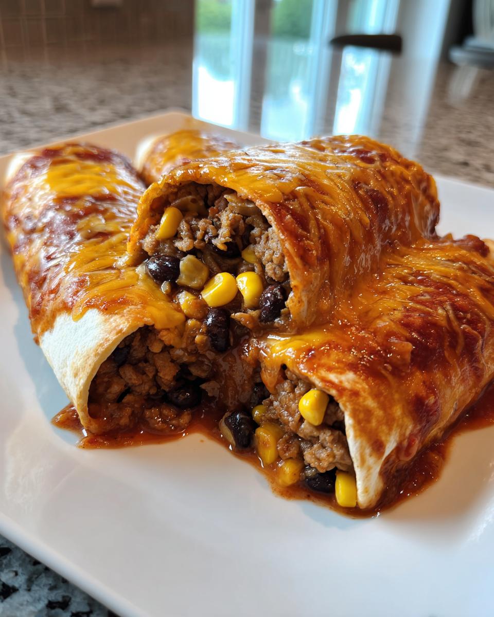 Ground Turkey Black Bean Enchiladas - detail 3
