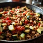 Ground Turkey and Zucchini Skillet