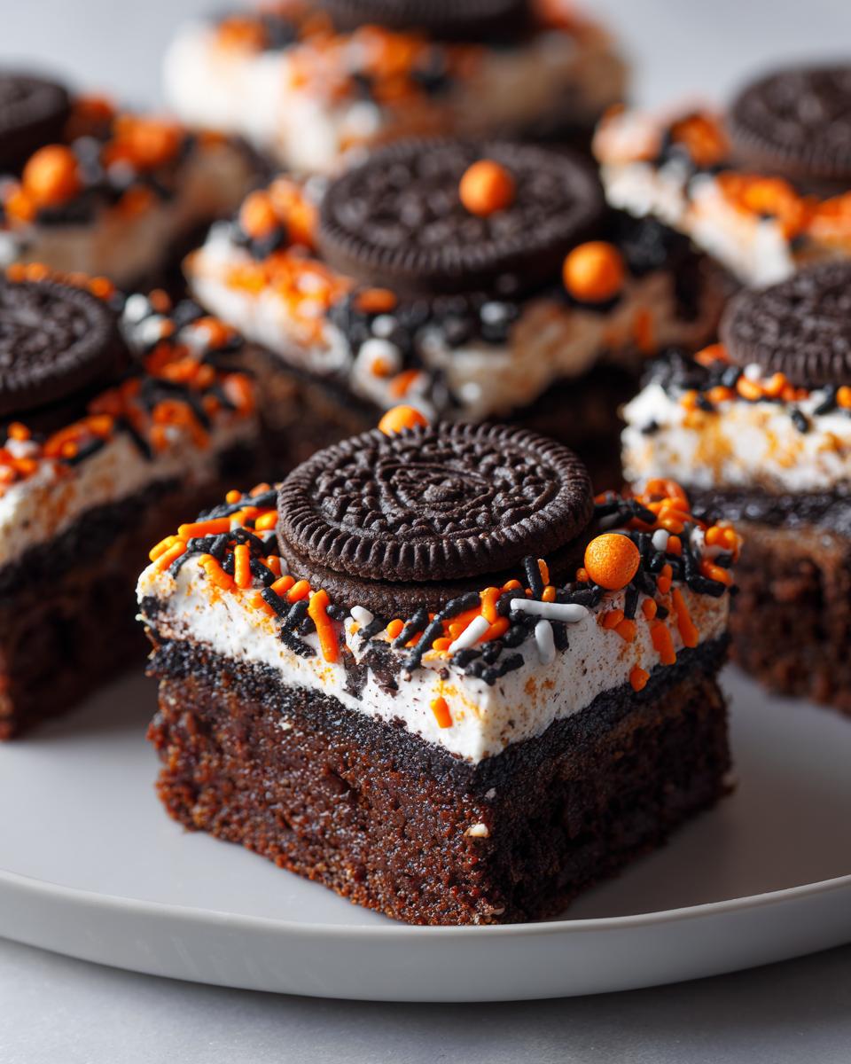 Halloween Oreo Brownies Recipe - detail 2