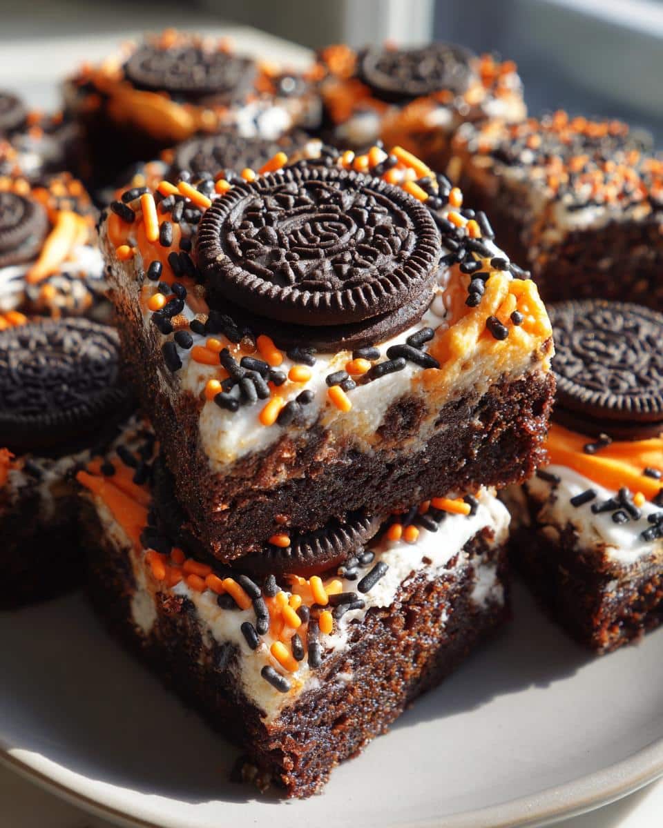 Halloween Oreo Brownies Recipe - detail 4