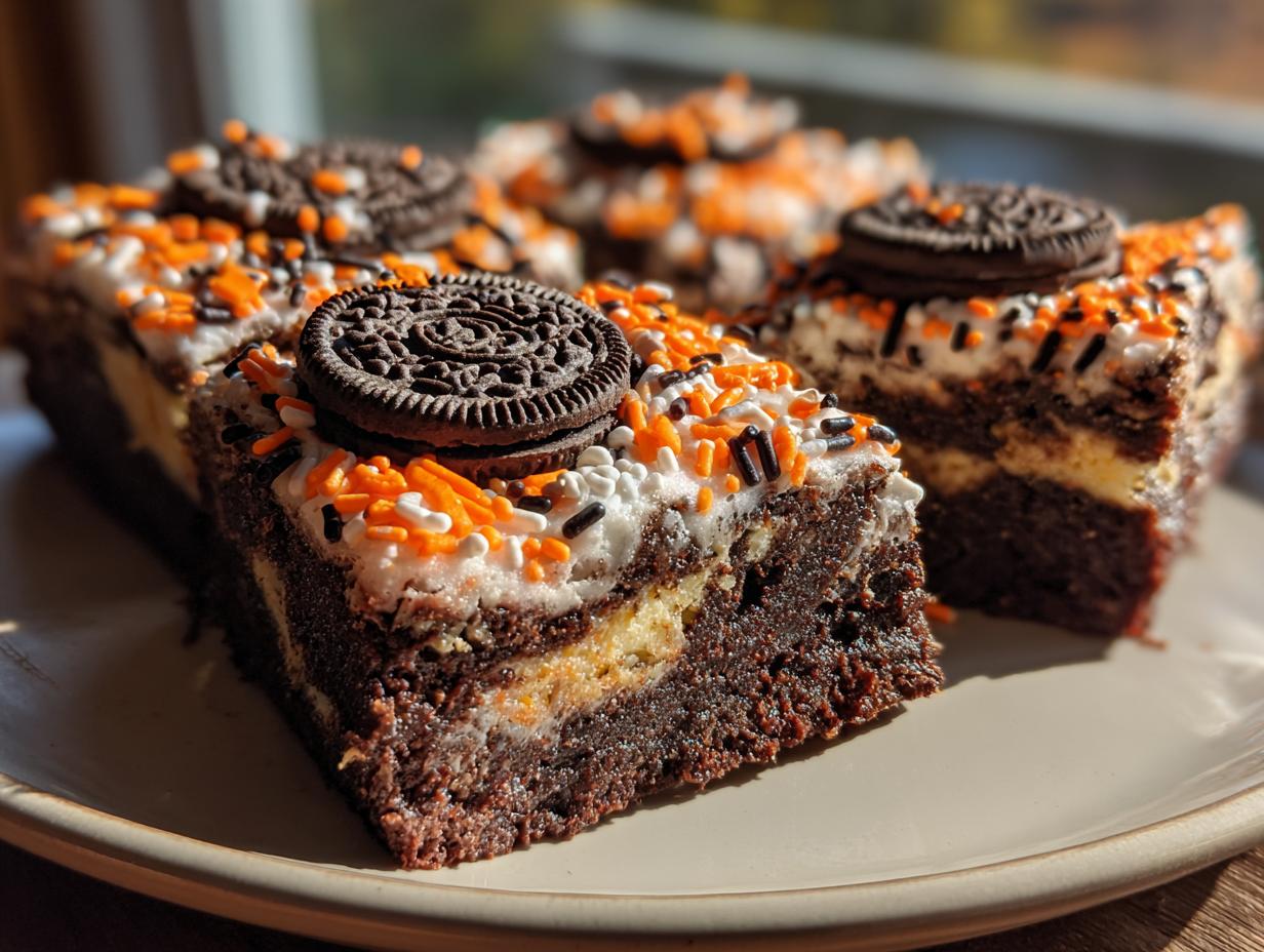Shockingly Simple Halloween Oreo Brownies Recipe