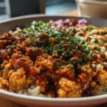 Hot Honey Ground Turkey Bowl