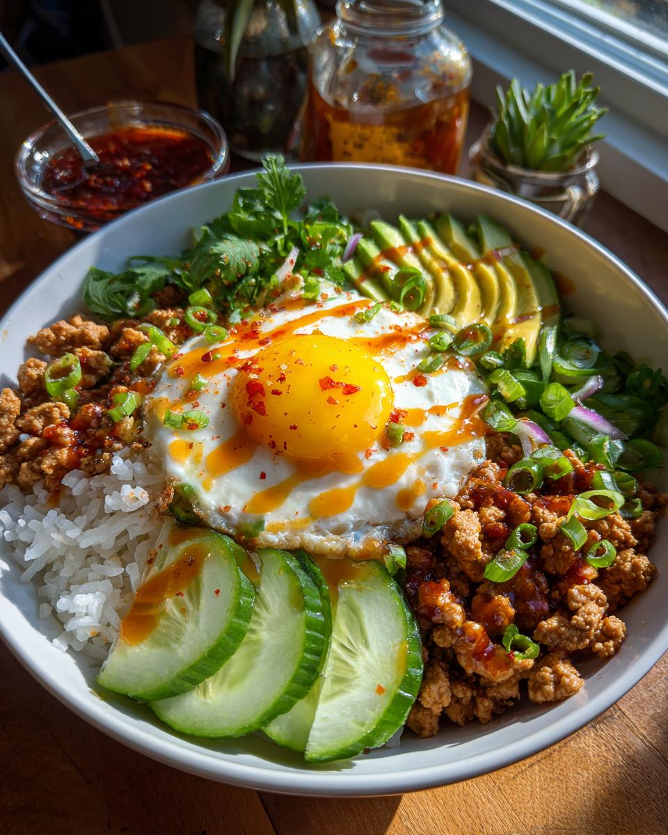 Hot Honey Ground Turkey Bowl - detail 3