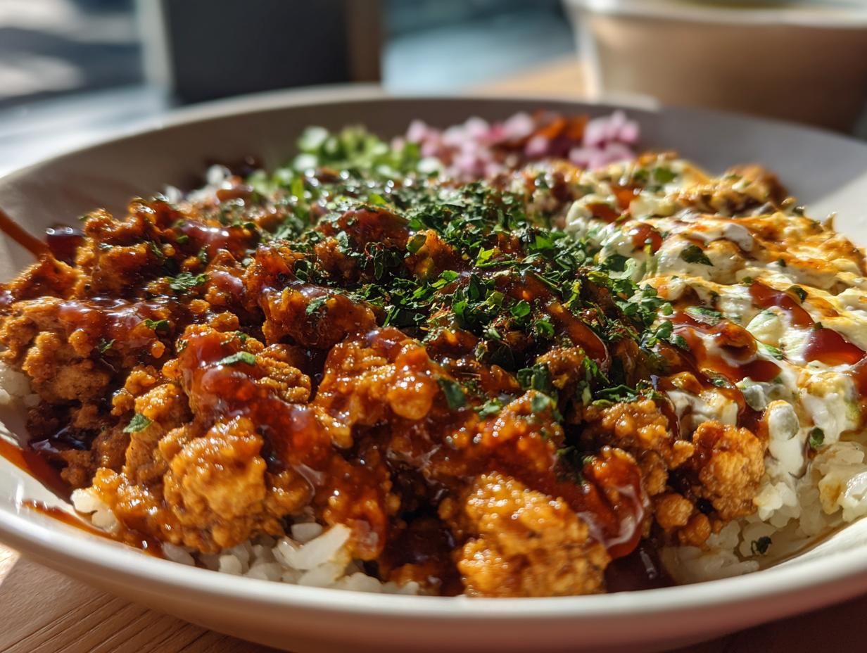 Devilish Hot Honey Ground Turkey Bowl in 30 Minutes