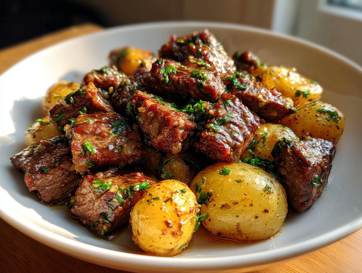 Devour Irresistible Garlic Butter Steak Bites in 40 Minutes