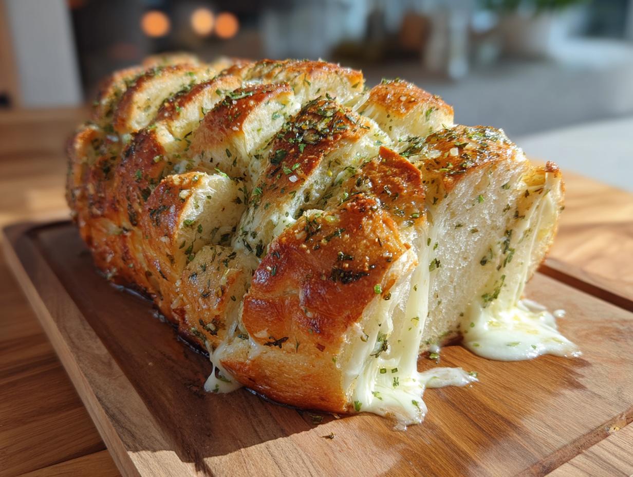 Devastatingly Delicious Italian Herb and Cheese Bread: Only 10 Mins