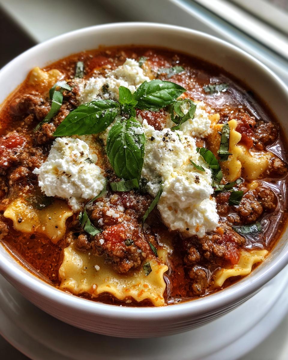 Lasagna Soup - detail 1