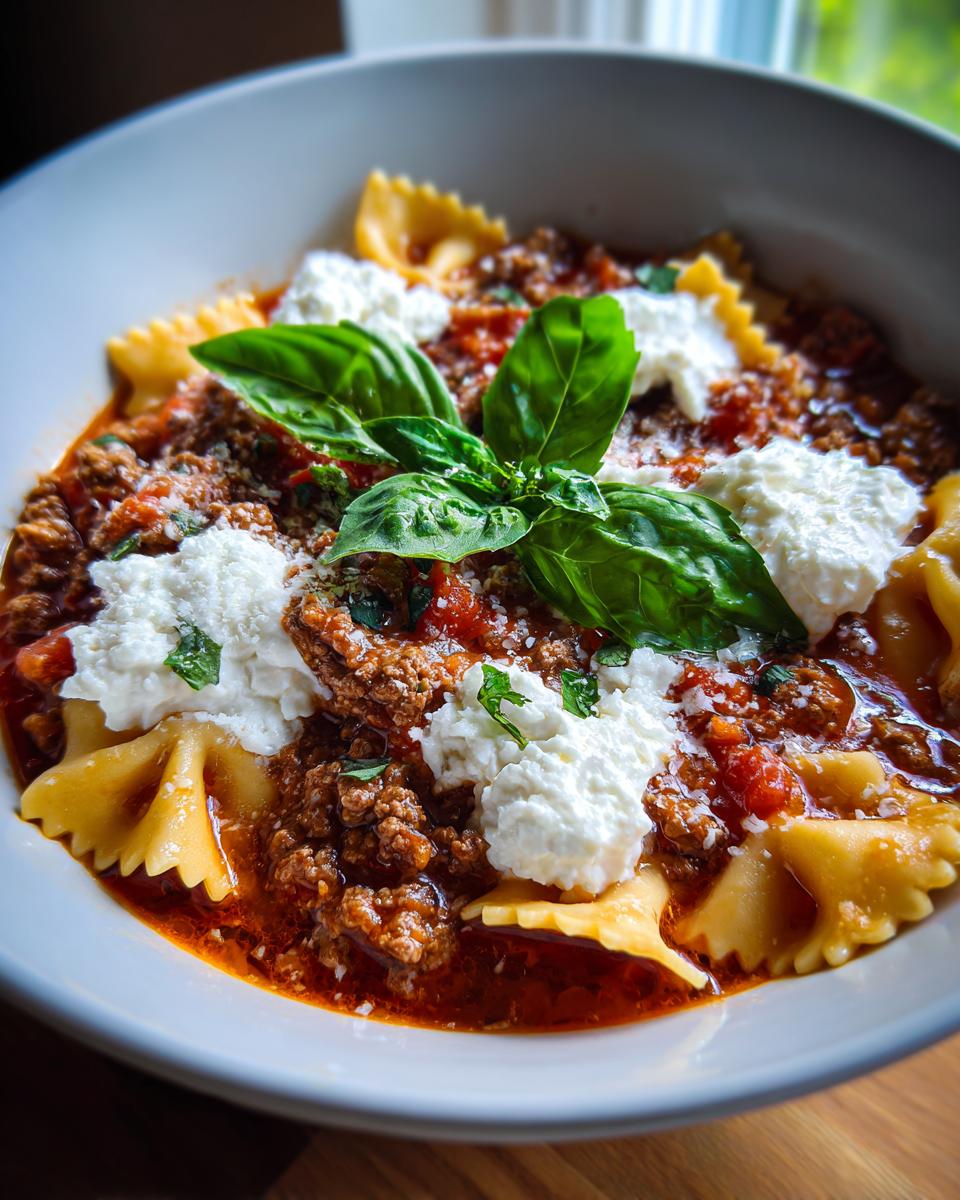 Lasagna Soup - detail 2