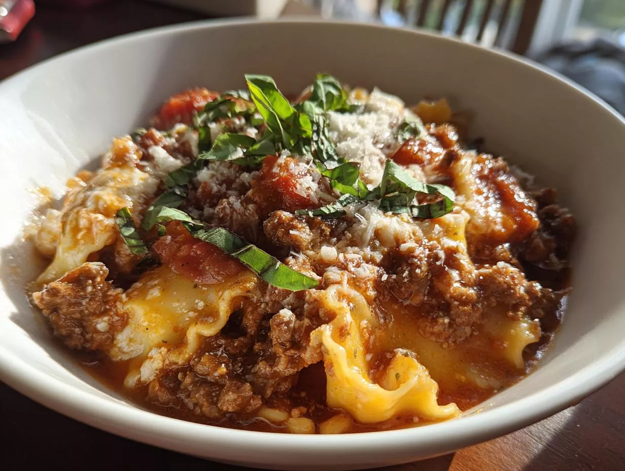 Disgustingly Easy Lasagna Soup Crockpot in Just 4 Hours