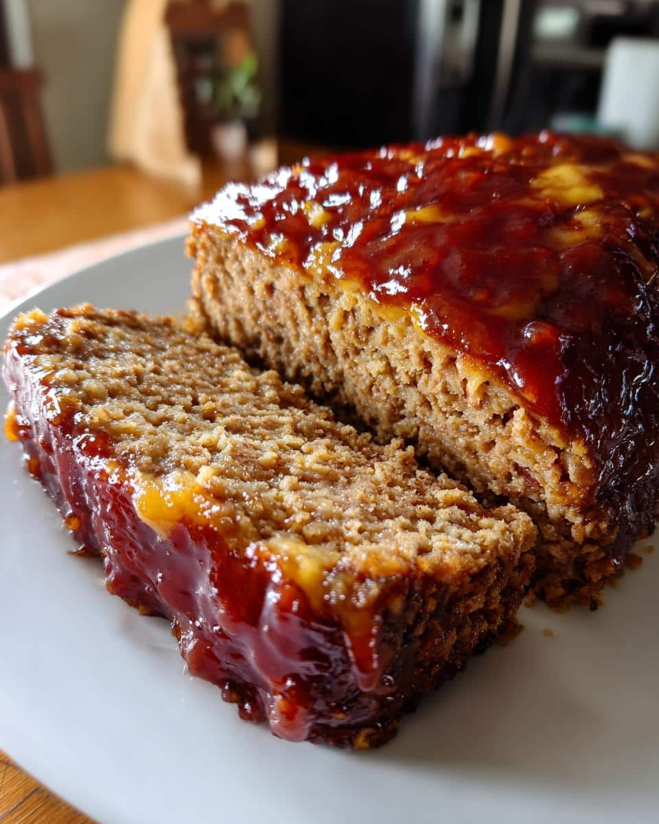 Meatloaf with Brown Sugar Glaze - detail 1