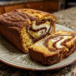 Mini Pumpkin Bread with Cinnamon Swirl