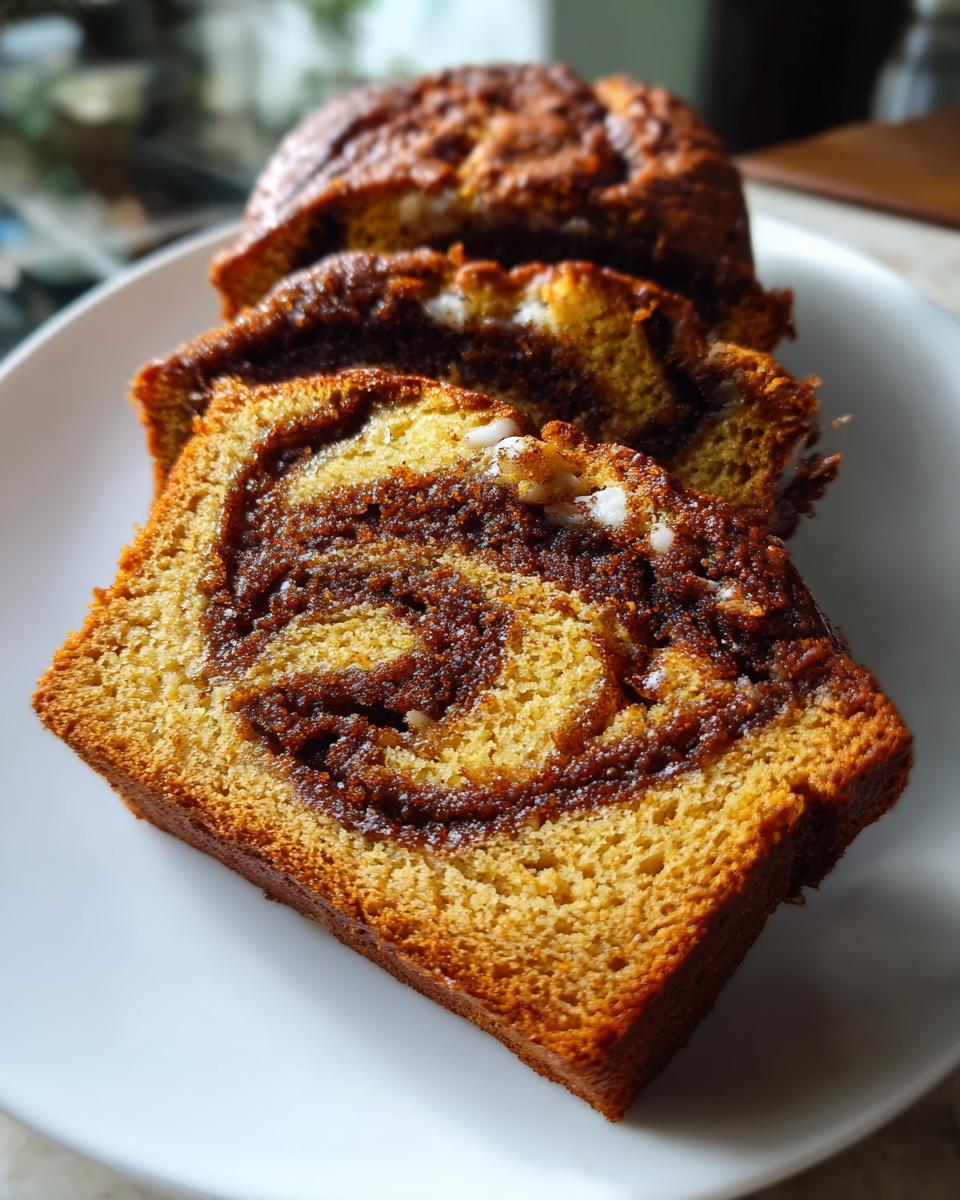 Mini Pumpkin Bread with Cinnamon Swirl - detail 3