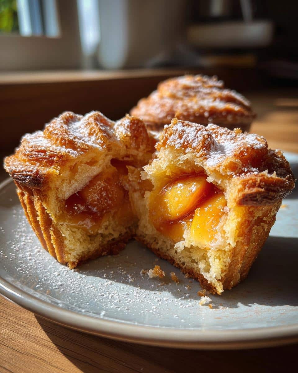 Peach Pie Cruffins Recipe - detail 1