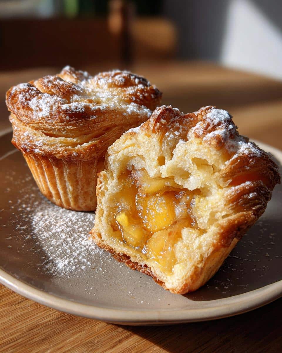 Peach Pie Cruffins Recipe - detail 2