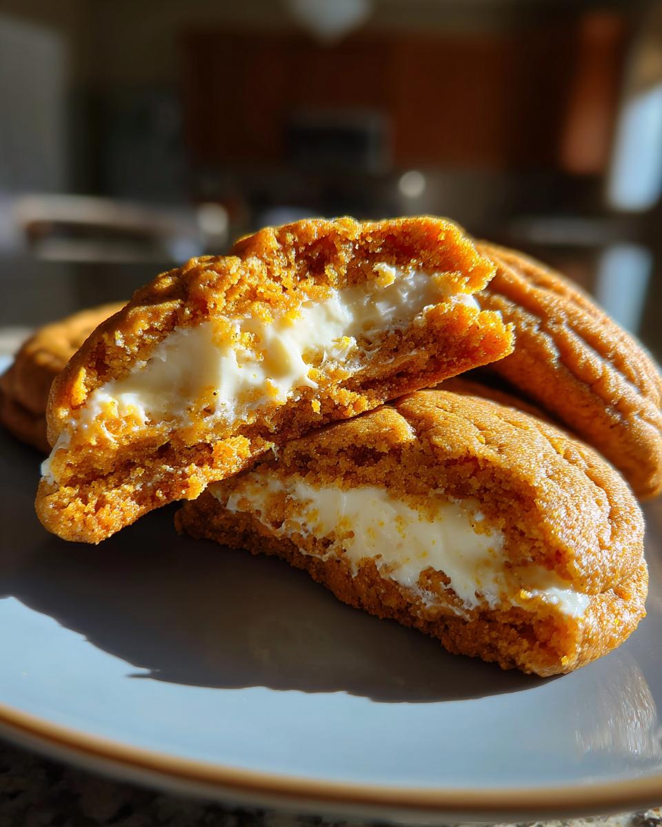 Pumpkin Cheesecake Cookies - detail 3