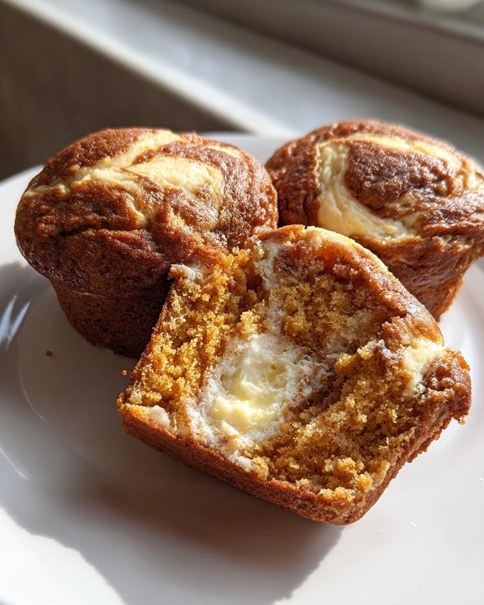 Pumpkin Cream Cheese Swirl Muffins - detail 4
