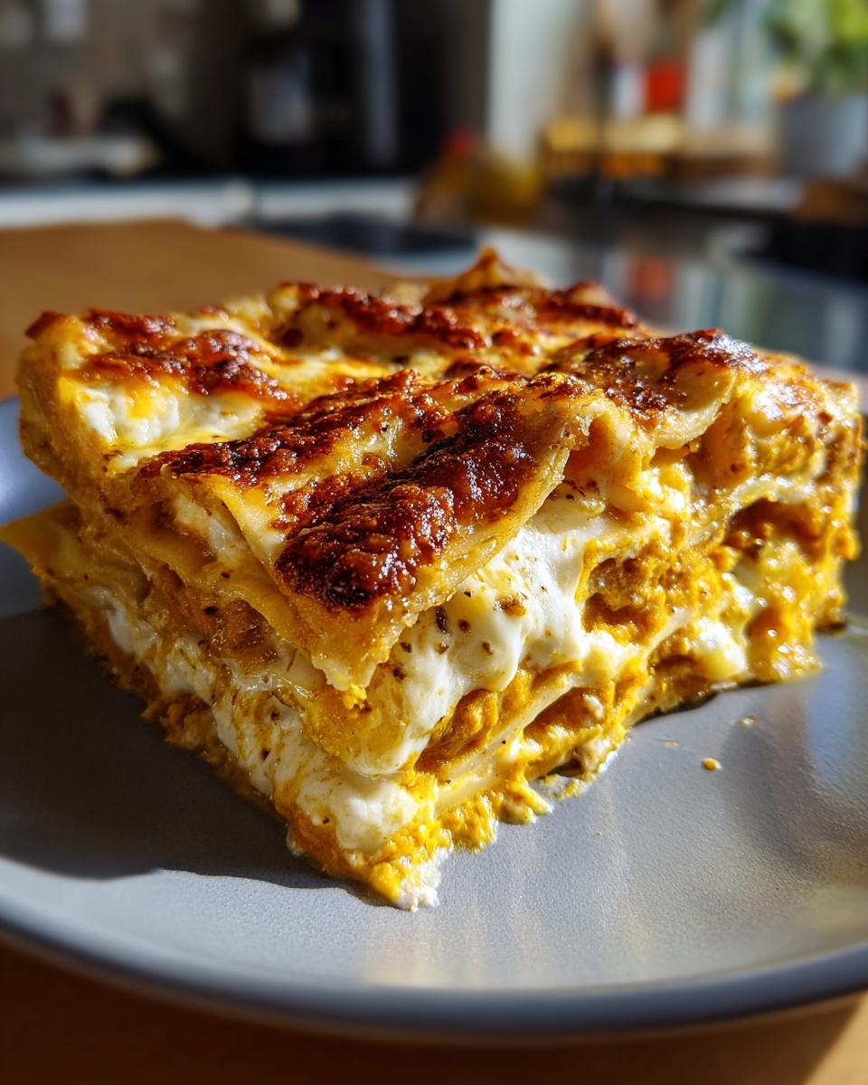 Pumpkin lasagna - detail 2