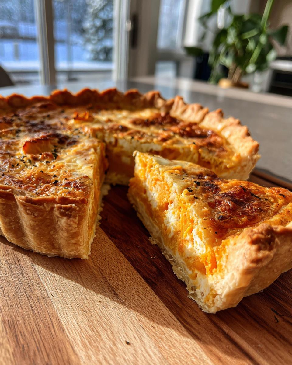 Pumpkin quiche - detail 3