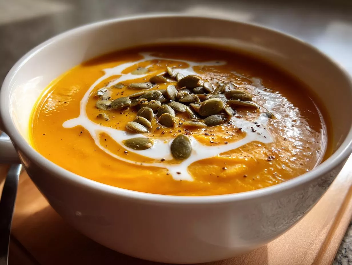 Devastatingly Easy Pumpkin Soup with Canned Pumpkin in 30