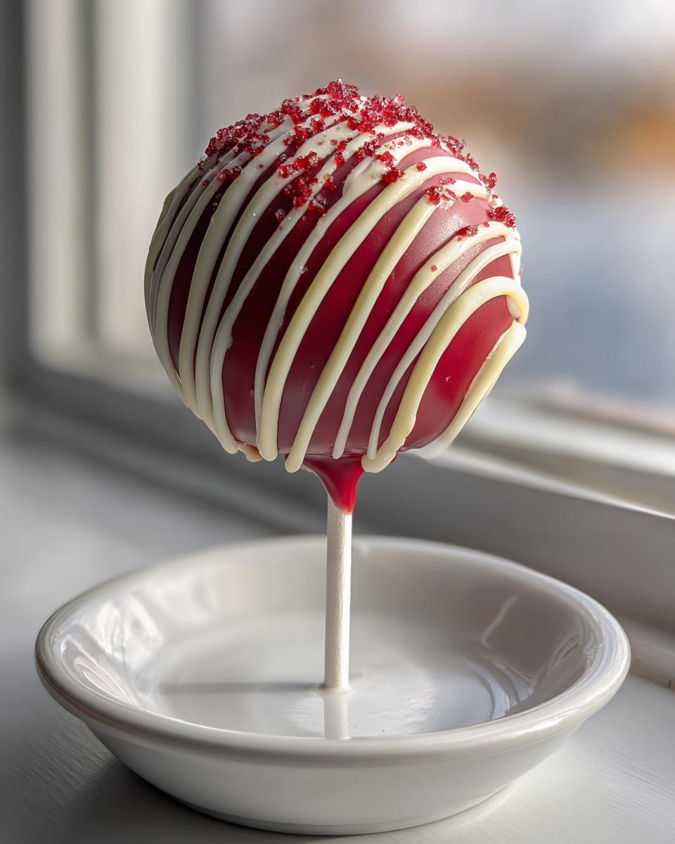 Red Velvet Cake Pops - detail 2