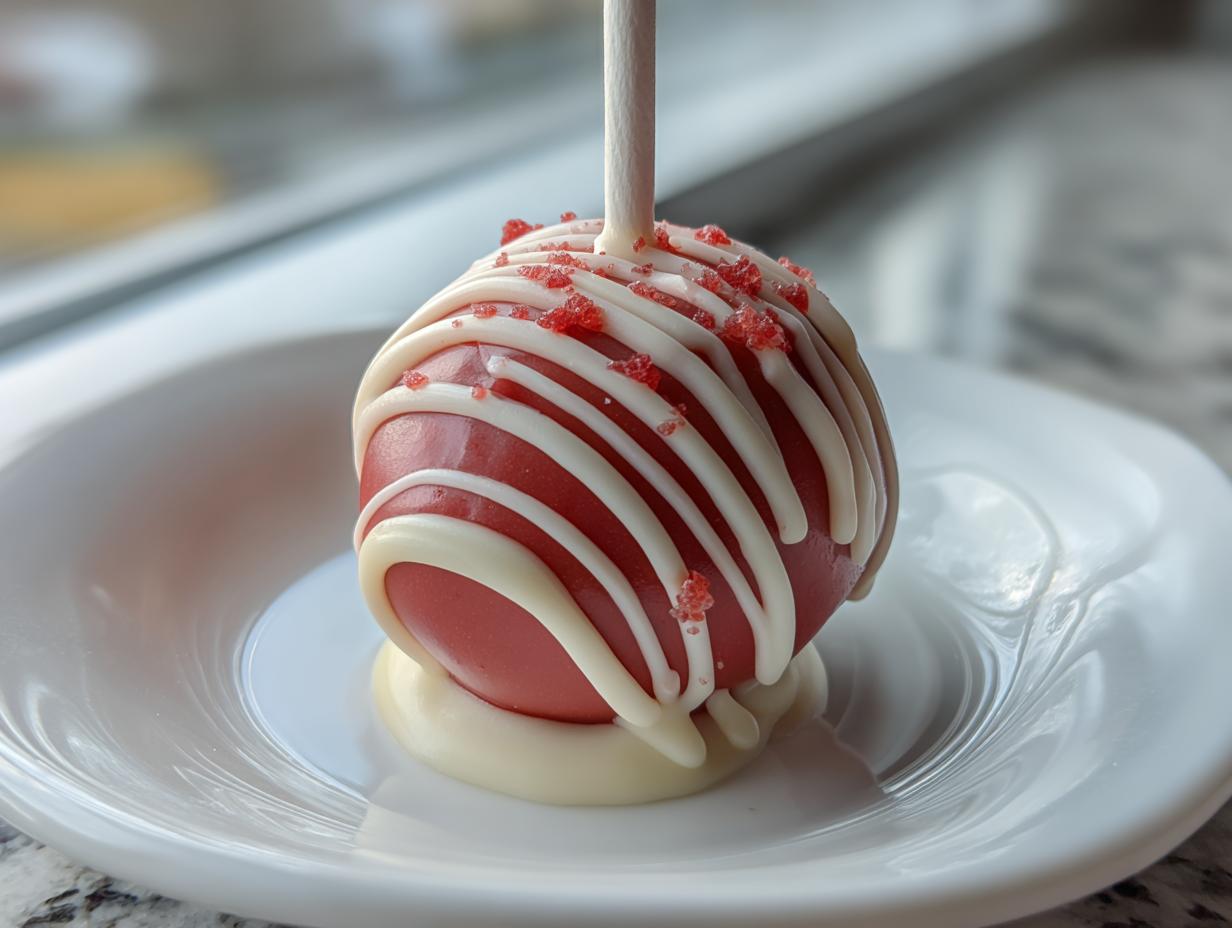 Unleash 20 Sinister Bloody Red Velvet Cake Pops, Danger