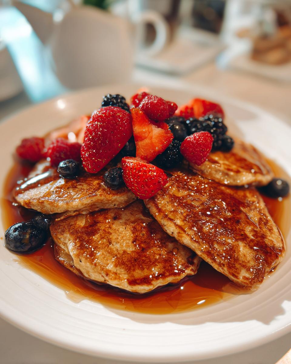 Scrambled pancakes - detail 1