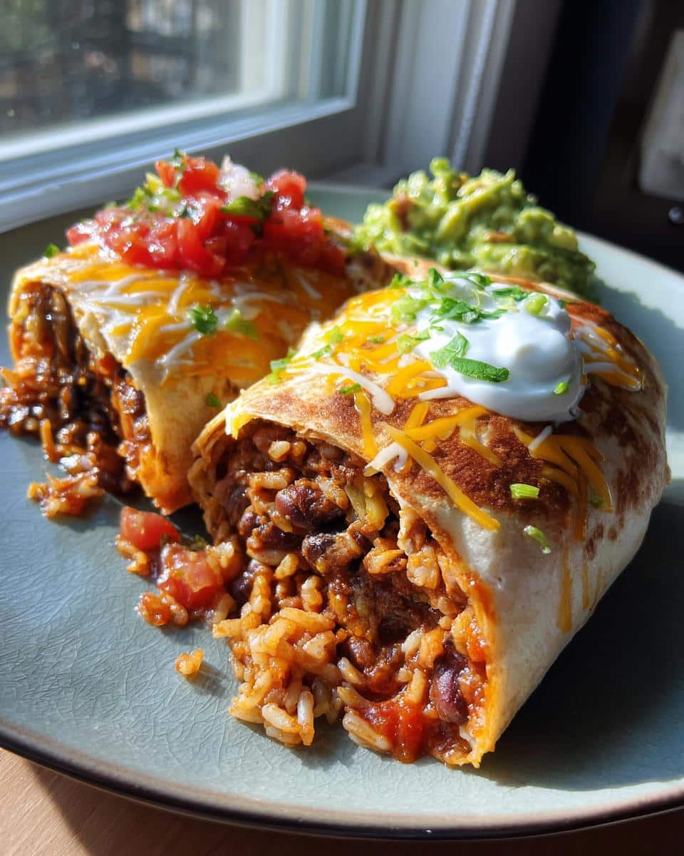 Slow Cooker Black Bean Burritos Recipe - detail 2